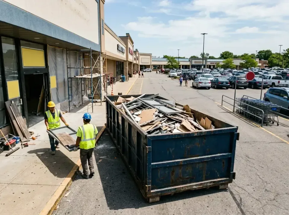 retail-store-renovation-debris-003 — frequently asked questions, Roll-off Dumpster Rentals in Lawrenceville, GA
